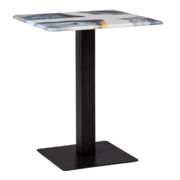 Table d'appoint Multicolore 60x60x73,50cm