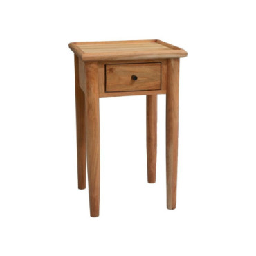 Table d'appoint Naturel Bois De Manguier 35x35x55cm