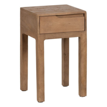 Table d'appoint Naturel Bois De Manguier 40x40x65cm