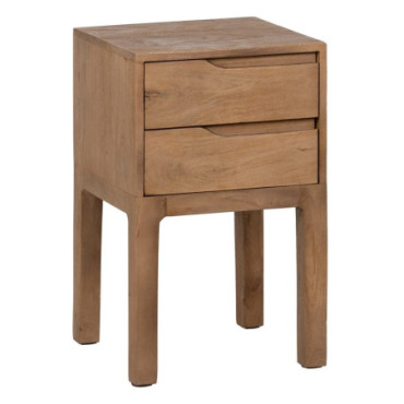 Table d'appoint Naturel Bois De Manguier 40x40x65cm