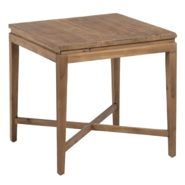 Table d'appoint Naturel Bois De Pin 60x60x60cm