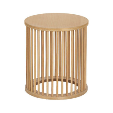 Table d'appoint Naturel Mdf - Bois Stick 40x40x45cm