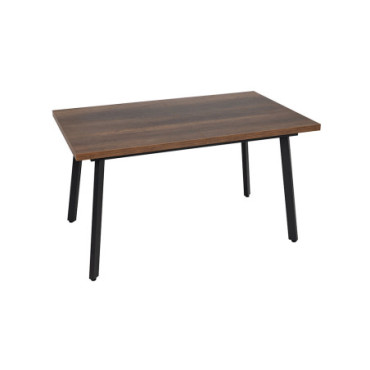 Table Extensible Marron Métal - Bois Pax 138x85x76cm