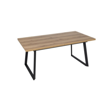 Table Extensible Naturel Métal - Bois Pax 170x90x75cm