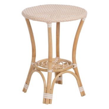 Table Naturel - Beige Rattan Salon 50x50x67cm