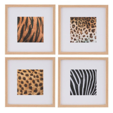 Tableau Imprimé Animal Print 4/M 49x2x49cm