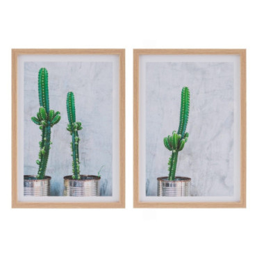 Tableau Imprimé Cactus 2/M Décoration 49x2x69cm