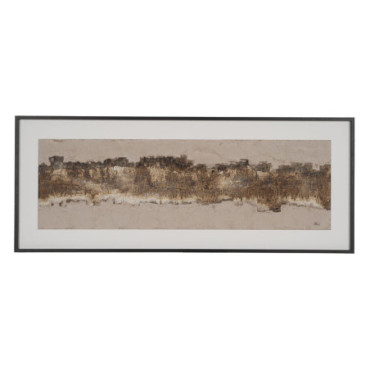 Tableau Peinture Abstraite Bois D'Ayous 150x4x60cm