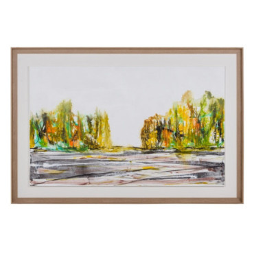 Tableau Peinture Abstraite Toile 146x96cm