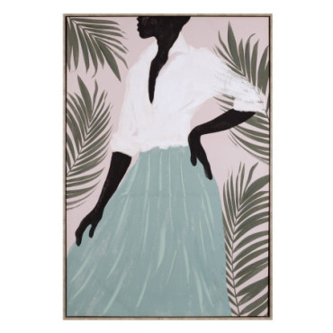 Tableau Peinture Femme Toile Décoration 83x123cm