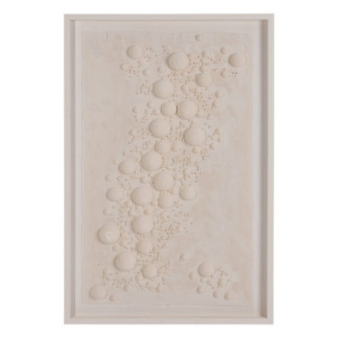 Tableau Peinture Relief Bois Décoration 80x6x120cm