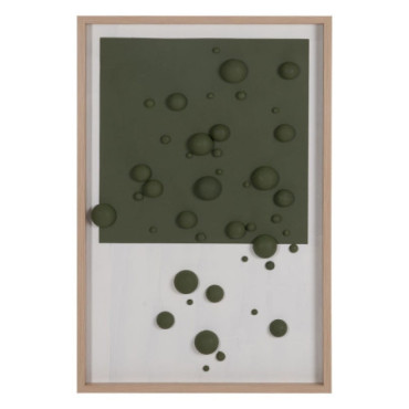 Tableau Peinture Relief Mdf - Décoration 80x6x120cm