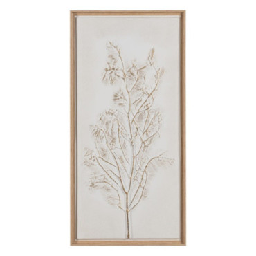 Tableau Relief Bois Décoration 45x95cm