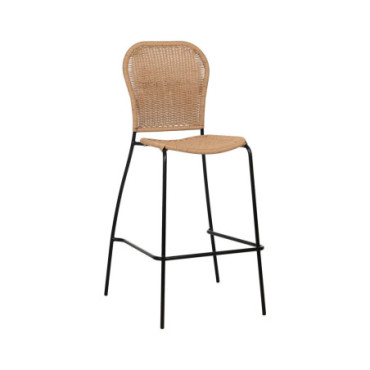 Tabouret Naturel Pe - Acier Salon 59x59x116,50cm