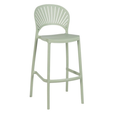 Tabouret Vert Ment Polypropylène Salon 52,50x43,20x107 C