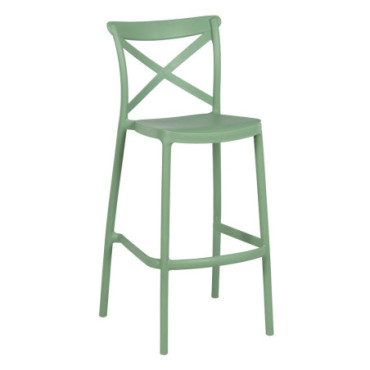 Tabouret Vert Ment Polypropylène Salon 52,50x44,90x107 C