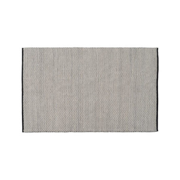 Tapis Blanc - Noire Étoffe Décoration 160x230cm