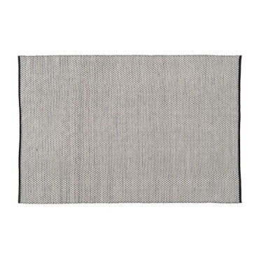 Tapis Blanc - Noire Étoffe Décoration 200x300cm