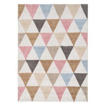 Tapis Geometric Coton Suivre Chambre 160x120cm