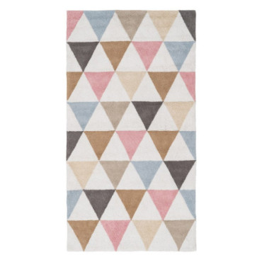 Tapis Geometric Coton Suivre Chambre 175x90cm