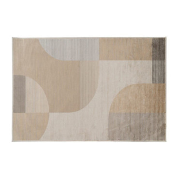 Tapis Geometric Crème Viscose 200x300cm