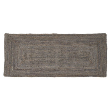 Tapis Gris Jute Décoration 170x70cm