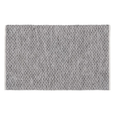 Tapis Gris Polyester - Coton Décoration 120x180cm