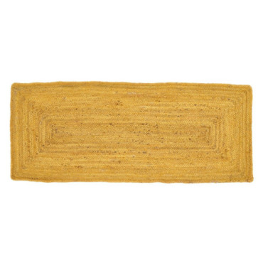 Tapis Jaune Jute Décoration 170x70cm