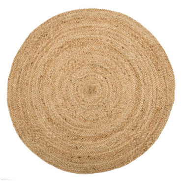 Tapis Naturel Jute Décoration 100x100x1cm