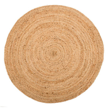 Tapis Naturel Jute Décoration 200x200x1cm