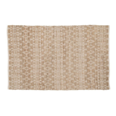 Tapis Naturel- Blanc Yute - Algodon 160x230cm