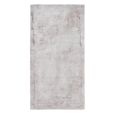 Tapis Taupe Old Polyester - Coton 80x150cm