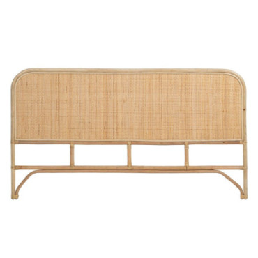 Tête De Lit Naturel Rattan Chambre 160x4x90cm