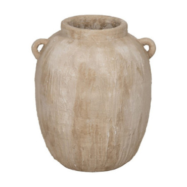 Vase Beige Céramique Décoration 48x44,50x58cm