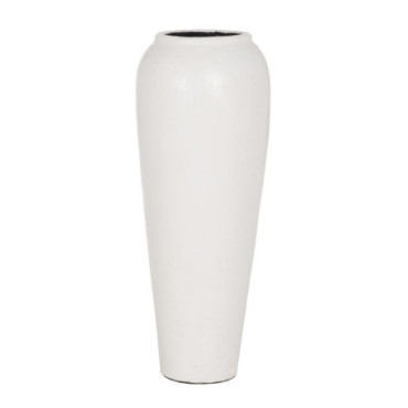 Vase Blanc Ciment 38x38x100cm