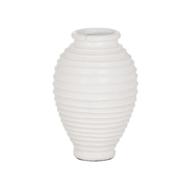 Vase Blanc Ciment 39x39x60cm