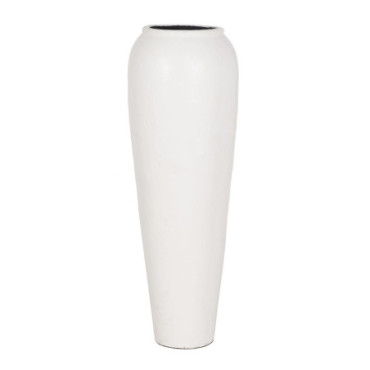 Vase Blanc Ciment 42x42x120cm