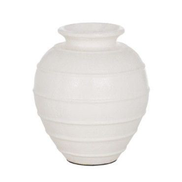 Vase Blanc Ciment 45x45x51cm