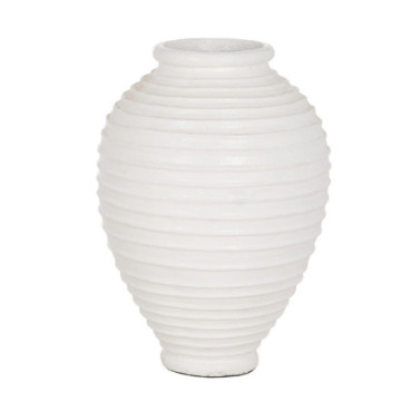 Vase Blanc Ciment 58x58x80cm