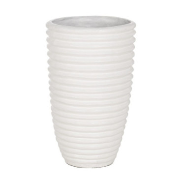 Vase Blanc Ciment 82x82x120cm