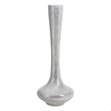 Vase Blanc Fibre De Verre Décoration 54x54x154cm