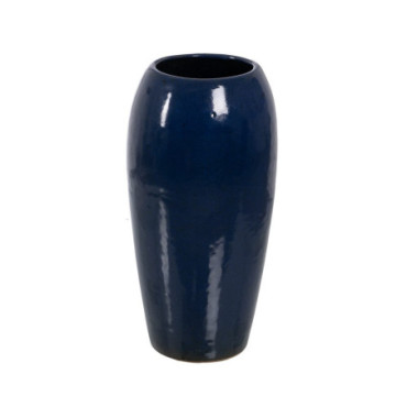 Vase Bleu Céramique Décoration 31x31x60,50cm