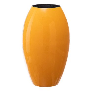 Vase Jaune Céramique 21,50x21,50x36cm