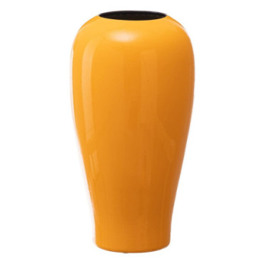 Vase Jaune Céramique 21,50x21,50x41cm