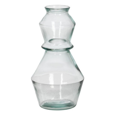 Vase Naturel Verre Recycle We Care 16x16x30cm