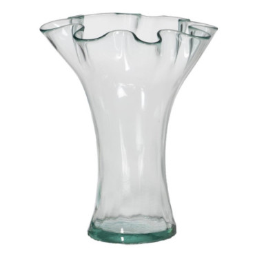 Vase Naturel Verre Recycle We Care 20x20x23cm