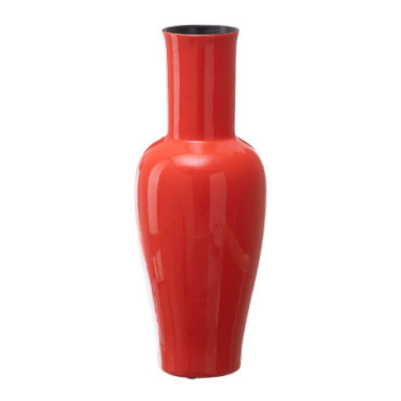 Vase Orange Céramique 18x18x46,50cm