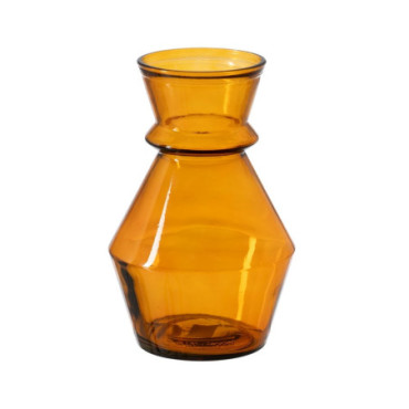 Vase Orange Verre Recycle We Care 16x16x25cm