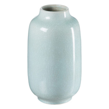 Vase Turquoise Céramique Décoration 22,50x22,50x39,50cm