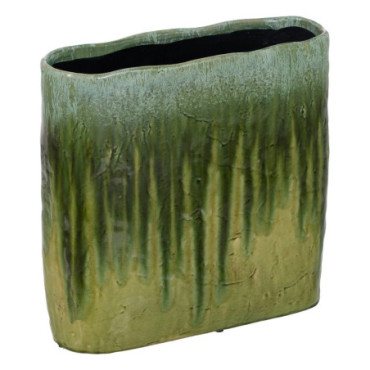 Vase Vert Céramique Décoration 43x16x41,50cm